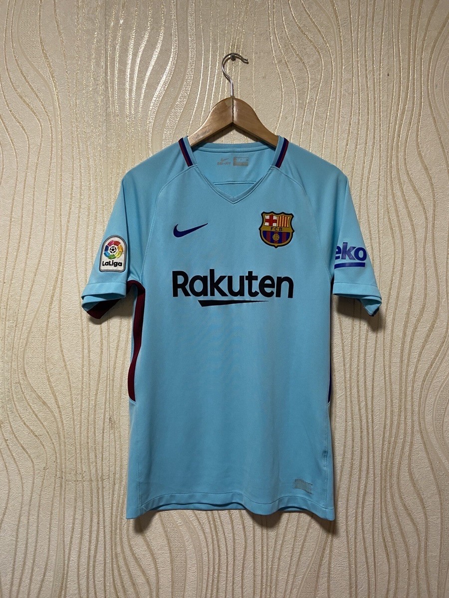 BARCELONA 2017 2018 AWAY FOOTBALL SHIRT SOCCER JERSEY NIKE 847254