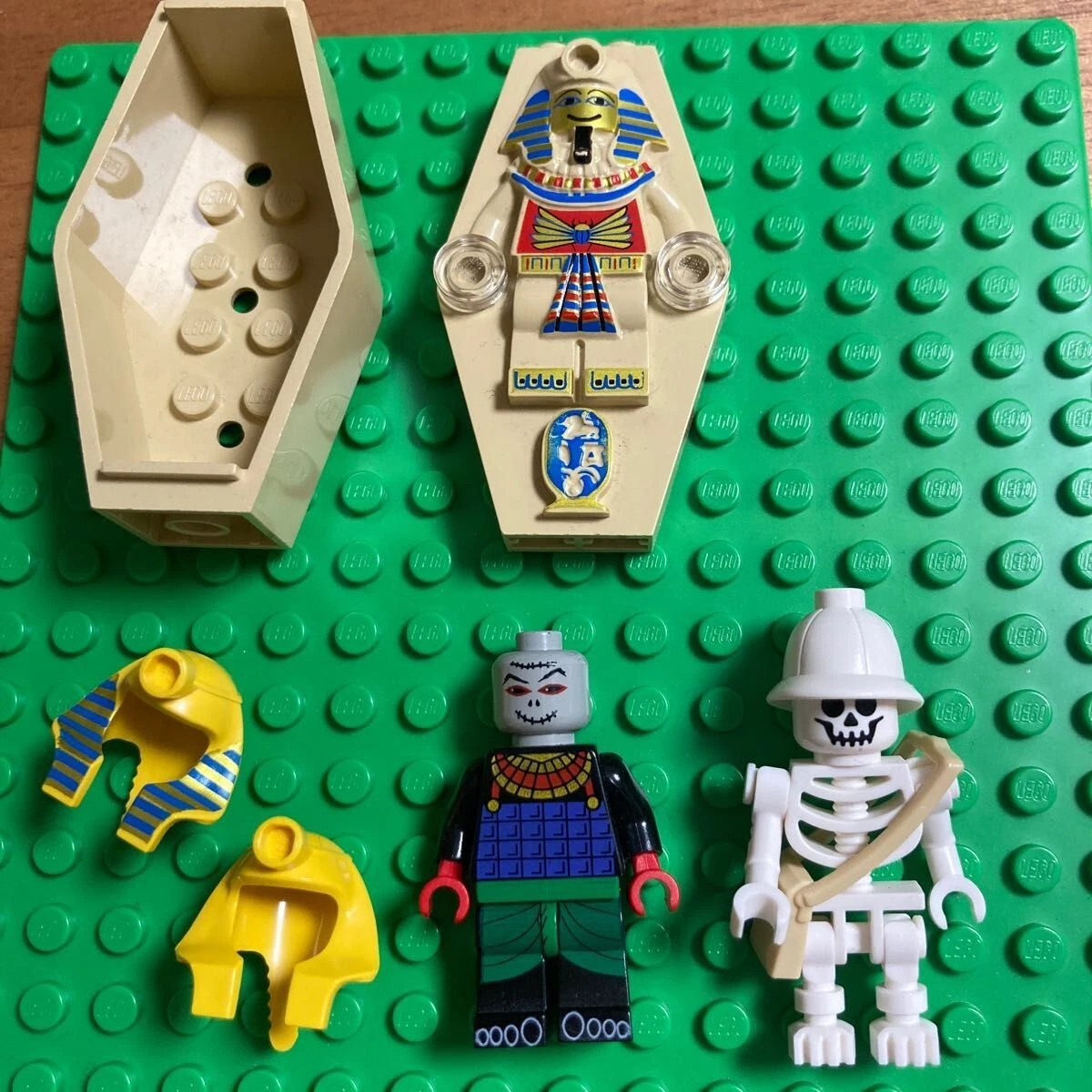 Lego Minifigure Coffin Pharaoh Skeleton Egyptian World Adventures Series Nile