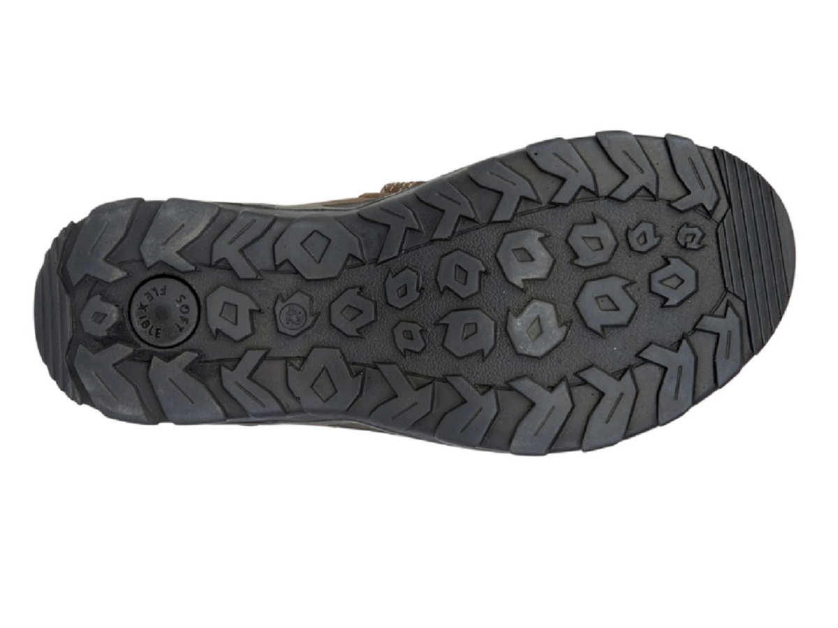 APL ROAMERS M422 Sandali sportivi estivi sportivi estivi da uomo in pelle marrone 3x con chiusura touch