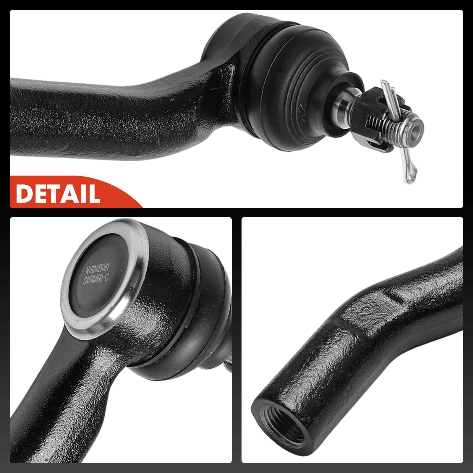 2x Front Outer Side Tie Rod End for Toyota Camry Avalon Lexus ES250 ES300h ES350