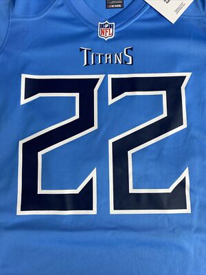 Nike Tennessee Titans Derrick Henry #22 Jersey Women's Small Blue