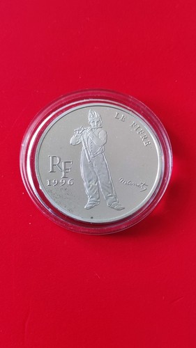 FRANCE - Monnaie 1½ €/10F Le Fifre 1996 Trésors des musées d'Europe - Picture 2 of 2