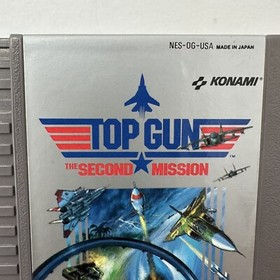 Cartucho de Videojuego Vintage TOP GUN Second Mission Nintendo System NES