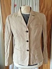 Etro...made In Italy....100% Linen..womens Jacket.....size Eu 46....uk 18.....