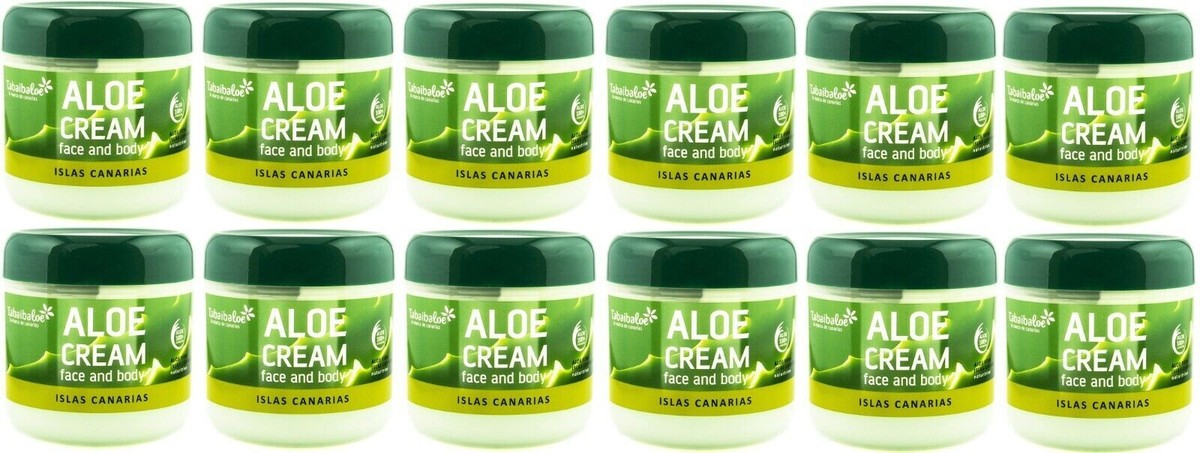 LOTE CREMA ALOE VERA TABAIBA ISLAS CANARIAS pack face body cream Canary  Islands | eBay