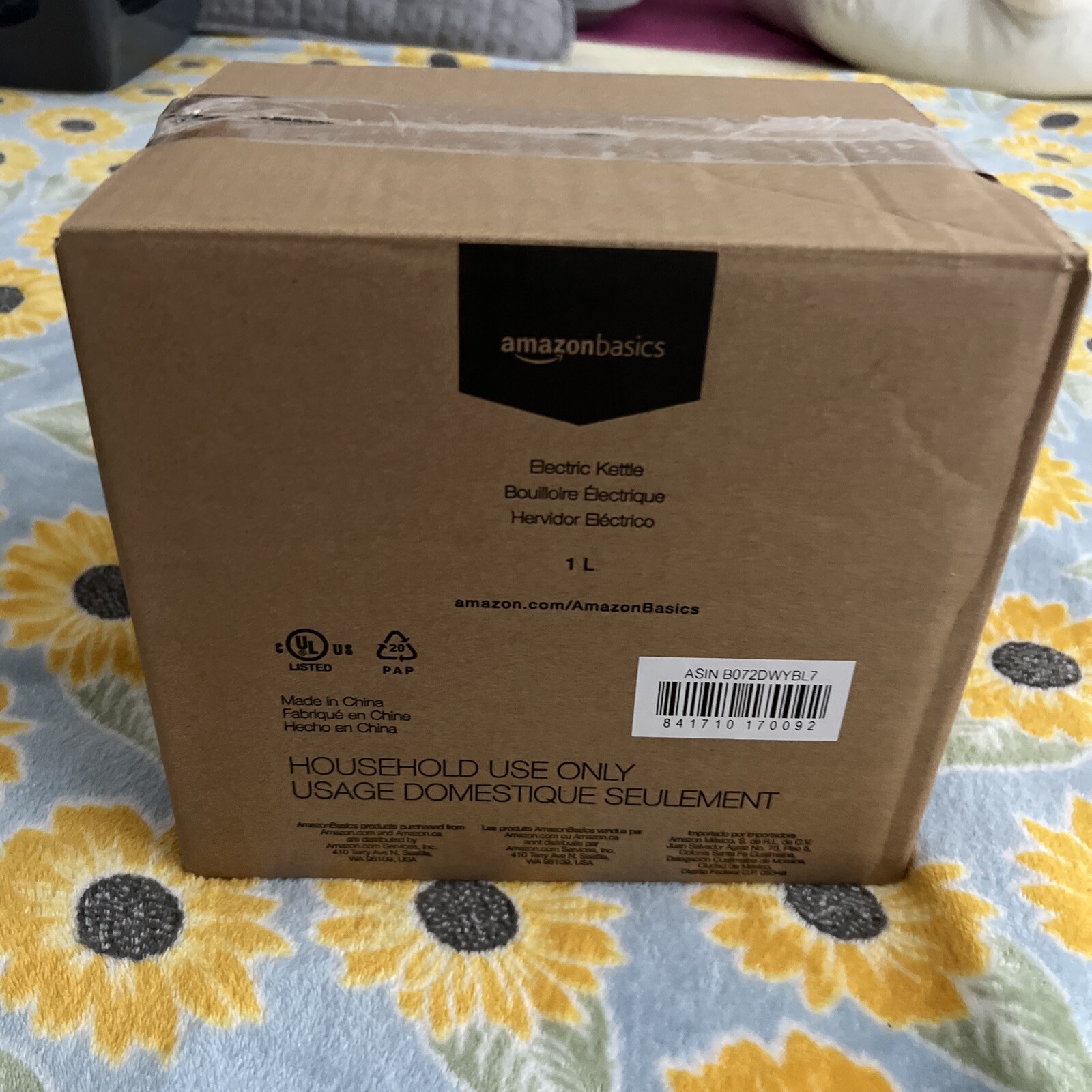 AmazonBasics Stainless Steel Portable Electric Hot Water Kettle 1