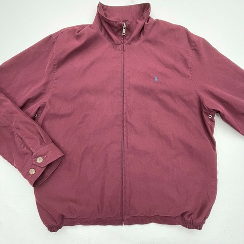 maroon polo jacket