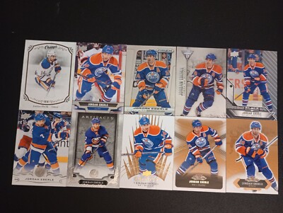 10 ct lot of Different Jordan Eberle Cards Islanders Oilers