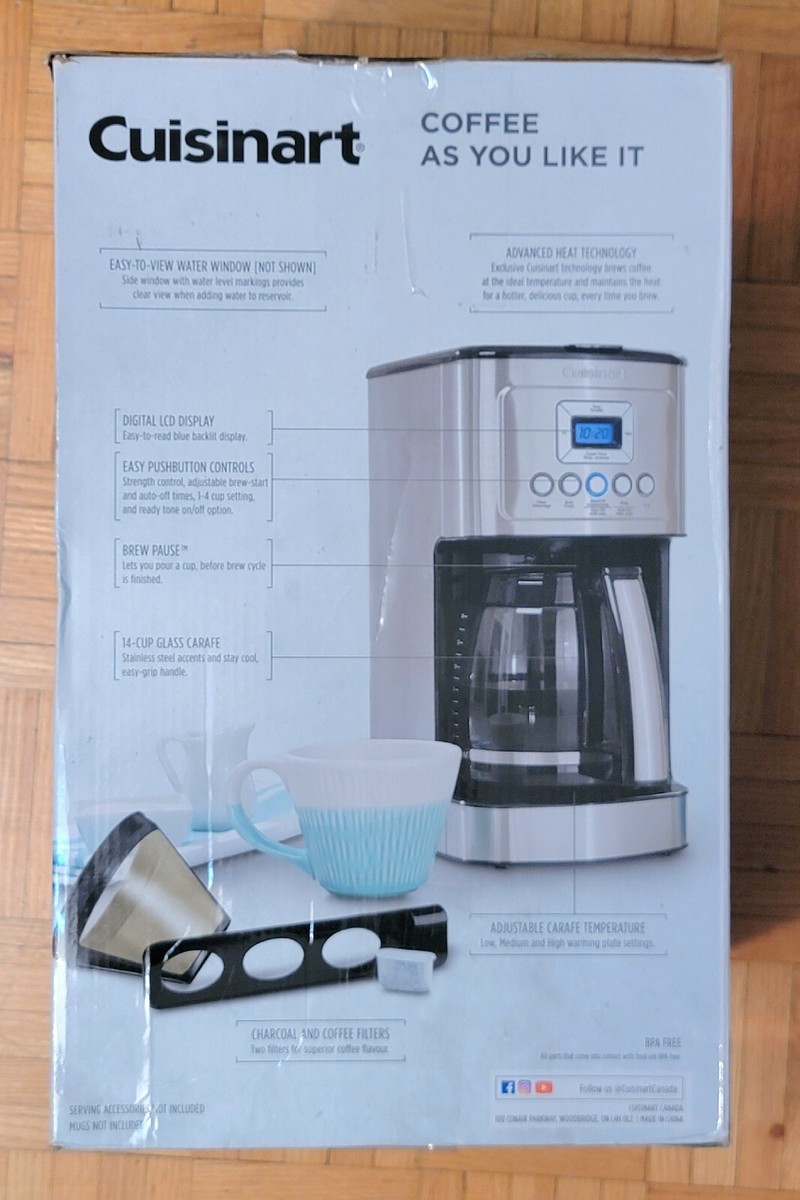 10 Cup Cuisinart Automatic Grind And Brew Instructions Manual