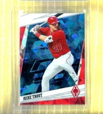 2020 CHRONICLES PHOENIX BLUE ICE PRIZM REF  #9 MIKE TROUT SP #53/99 ANGELS N1521
