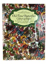 Carol Belanger Grafton Old-Time Butterflies Giftwrap Paper Dover 18 x 24" 1996