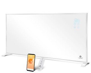 RETOURE Infrarotheizung Elektro 700W Infrarot Heizung mit Standfuß WiFi App