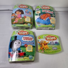 Lot Of 4 LEAP FROG LITTLE LEAPS INTERACTIVE LEARNING DVDs Brand New