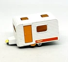Matchbox Lesney Superfast 31 Caravan in white, orange "Seagull" labels, vnmint!