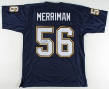Shawne Merriman Signed Jersey (Beckett Hologram & Sasigned COA) SD Chargers