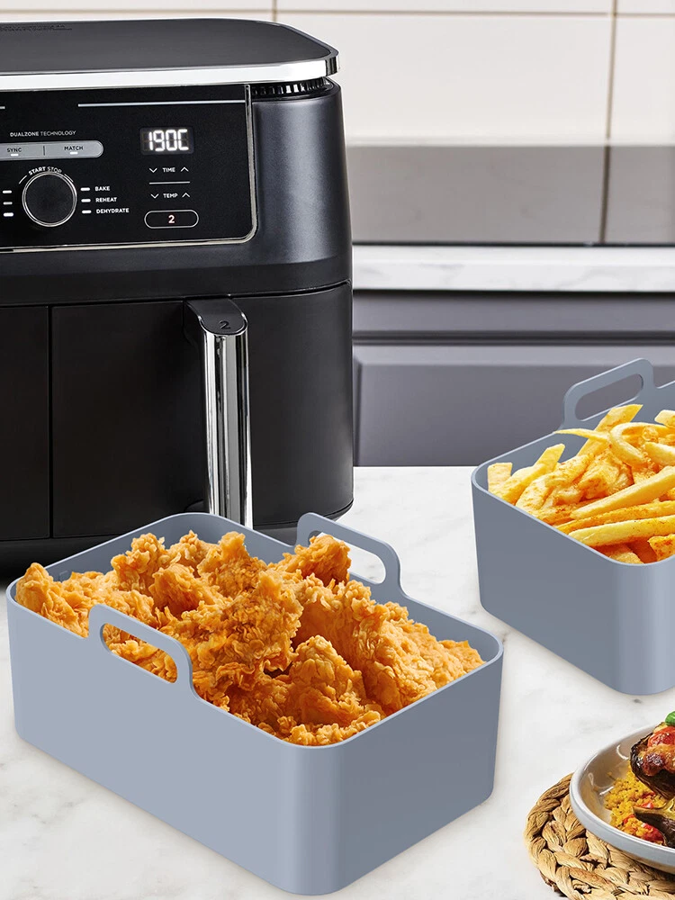 Air Fryer Accessories Set with Air Fryer Silicone Pot and Stainless Steel tyVng Air Fryer Accessories Set with Air Fryer Silicone Pot and Stainless Steel tyVng