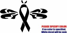 Ribbon Dragonfly Decal Sticker Funny Vinyl Car Window Bumper Truck Laptop 12"