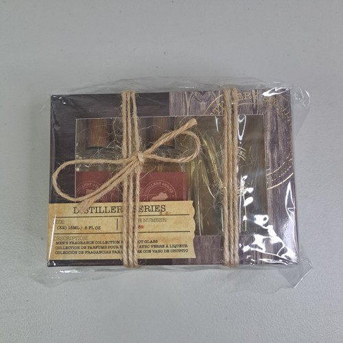 Distillery Series Cologne 2 Bottles & Shot Glass Gift Set For Men