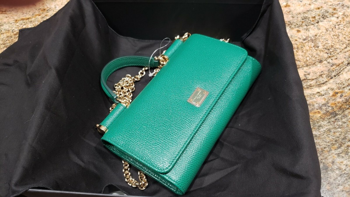 DOLCE & GABBANA SICILY VON DAUPHINE MINI PHONE CROSSBODY BAG DOLCE & GABBANA SICILY VON DAUPHINE MINI PHONE CROSSBODY BAG