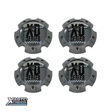 4 X Xd Series Wheel Center Cap 34mm High Chrome 1079l165ch1-h34