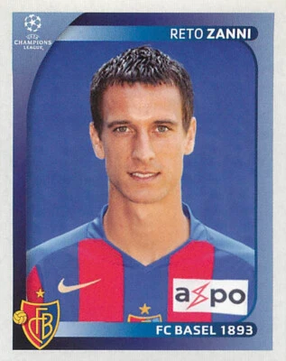 PANINI FOOTBALL 2008 CHAMPIONS LEAGUE FC BASEL 1893 RETO ZANNI - Photo 1/2