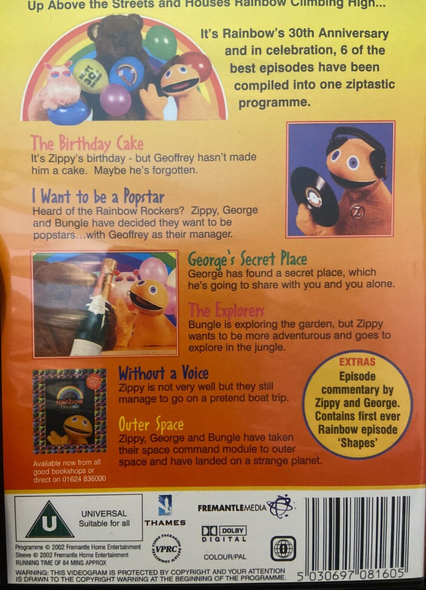 Rainbow - 30th Anniversary Special region 2 DVD (classic kids