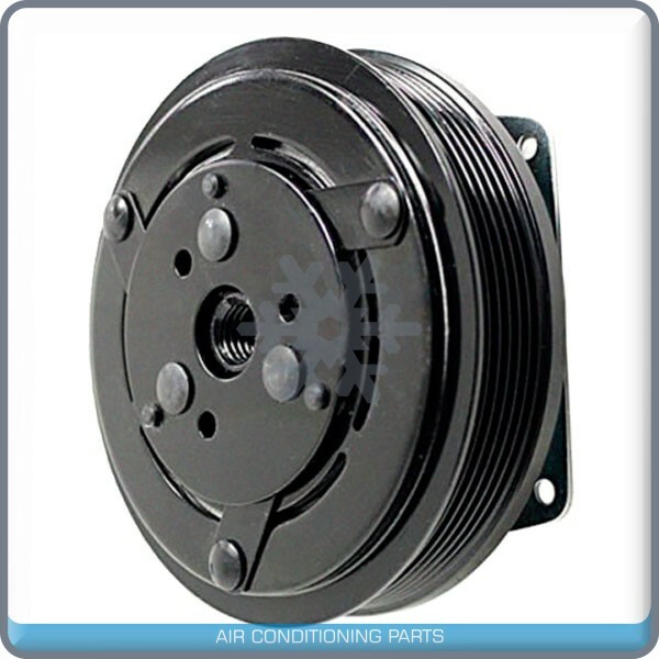 New A/C Compressor Clutch Assembly fits YORK Models - 6 Groove 12V (1 Wire)