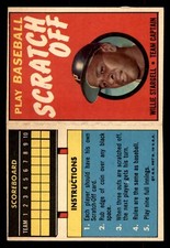 1970 Topps Scratch-Offs Baseball #21 Willie Stargell GD