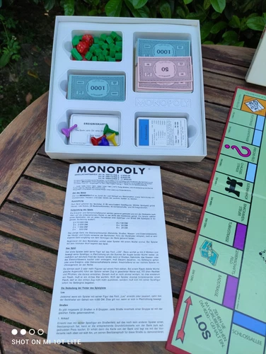 PARKER Monopoly "klassische" DM-Version  70er J. 100% komplett + Spielanleitung - Bild 2 von 5