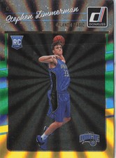 A.J. Hammons 2016-17 Donruss #186 Green and Yellow Holo Laser