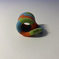Tangle Jr. Fuzzies Textured Fidget Toy, Orange/Green/Blue
