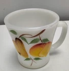 Vintage Fire King Peach Milk Glass Coffee Mug Anchor Hocking USA