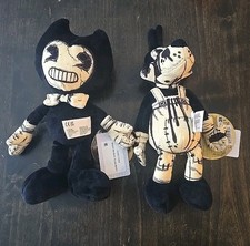 Bendy and the Ink Machine Plush Set Bendy Boris Stuffed Animal Toys Kids NWT