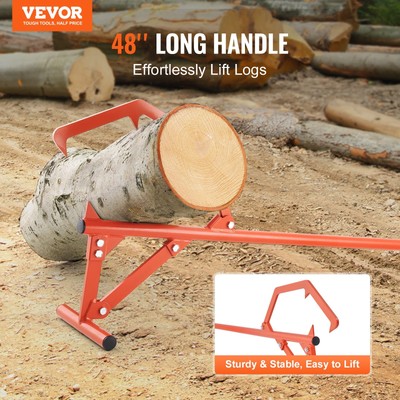 New Timberjack 46.5 in Heavy Duty Log Lifter for Max 25'' Dia Logs Rolling