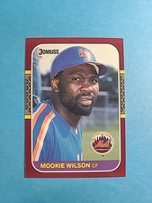 Mookie Wilson 1987 Donruss Opening Day Baseball Card # 129 I7016