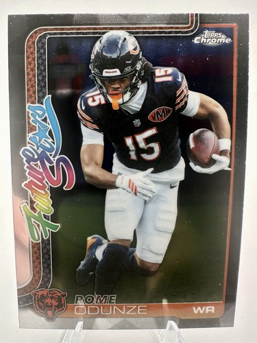 2025 Topps Chrome Rome Odunze Base (RAW)