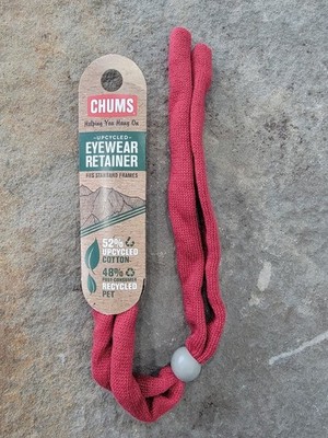 Chums Sunglass Retainer RED ( 12424368 )  - ORIGINAL -  UPCYCLED COTTON