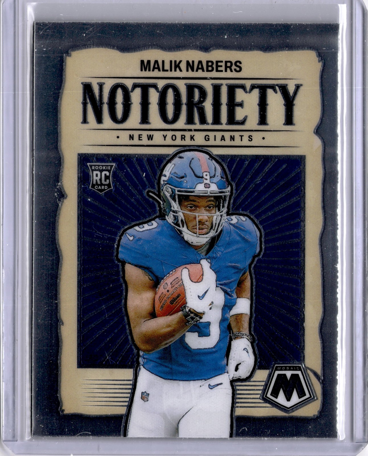 2024 Panini Mosaic #23 Malik Nabers Notoriety