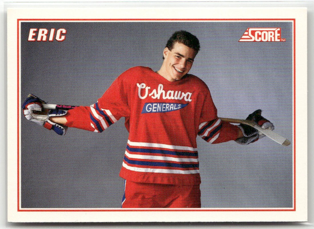 1990-91 SCORE AMERICAN #B5 ERIC LINDROS ERIC LINDROS BONUS CARDS OSHAWA GENERALS