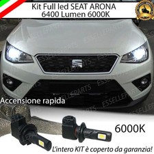 KIT LAMPADE ANABBAGLIANTI LED SEAT ARONA LED H7 6000K BIANCO NO ERROR
