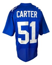 Maglia calcio blu firmata Abdul Carter New York BAS