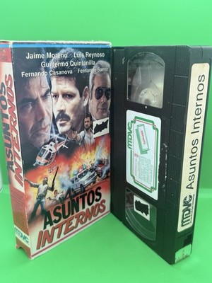 Asuntos Internos VHS 1996 Spanish Action Crime  Jamie Moreno Luis Reynoso MDVC