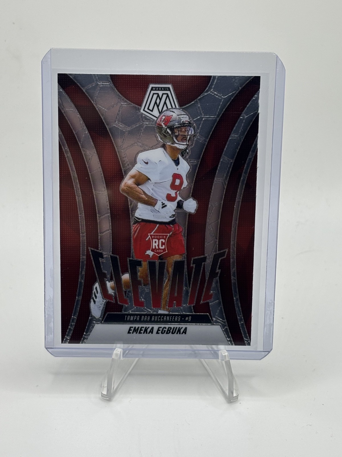 2025 Panini Mosaic Football Base Elevate Emeka Egbuka RC #2