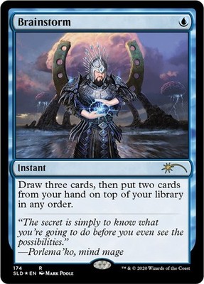 Brainstorm #174 *Foil* (NM) Secret Lair Drop Series (SLD) MTG