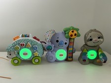 Fisher-Price Linkimals Lot Hedgehog Koala Sloth Interactive Learning Toys