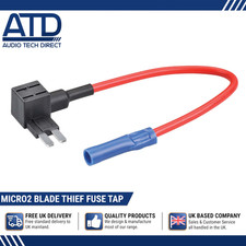 Micro2 Fuse Tap Add Circuit Hardwire Blade Fuse Thief Piggyback Spur Micro 2