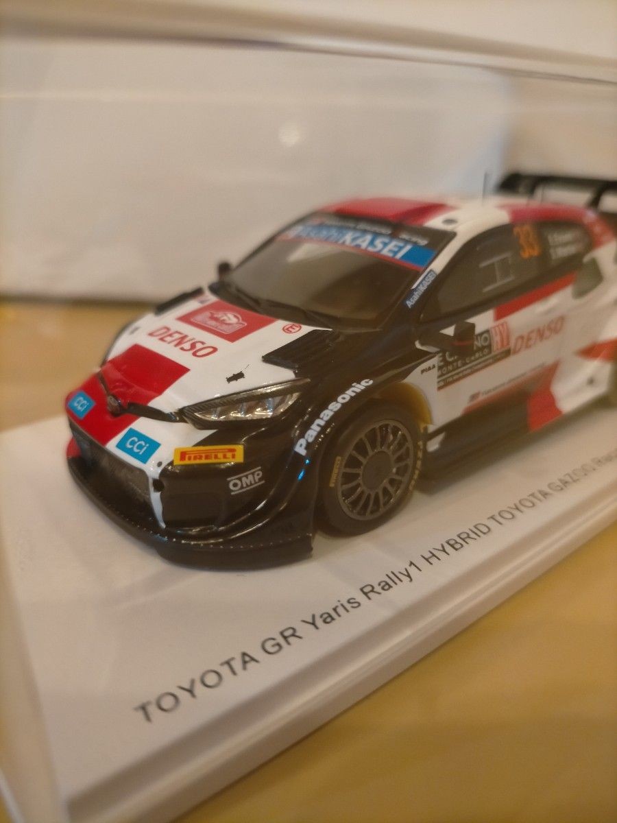 Spark 1/43 Toyota GR Yaris Gazoo Racing WRT #4 Rally Monte Carlo 2023 Model