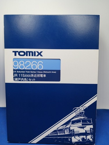 Juego de 4 coches TOMIX 98266 JR 115 Series 2000 Suburban Electric Setouchi Color 27233 | Zustand: Used