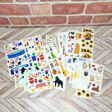 Creative Memories Mrs. Grossman Vintage Sticker Lot Full and Partial Sheets