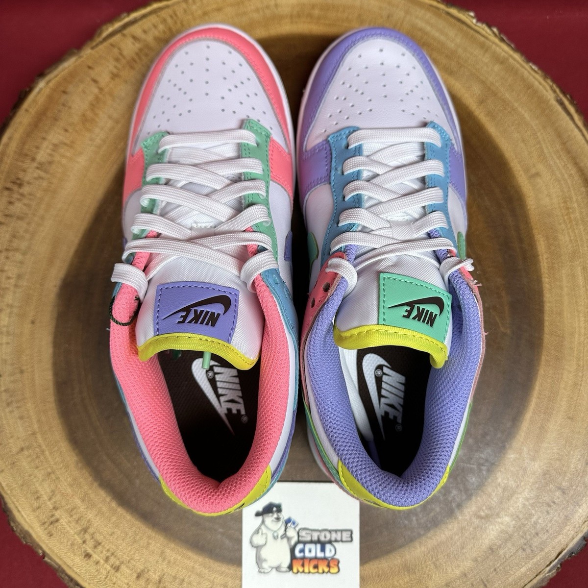 Nike Dunk Low SE Easter Candy DD1872-100 School Size 4.5 | eBay